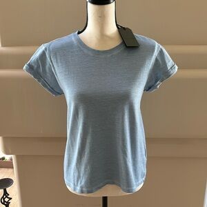 All Saints 100% Cotton Tee. Light Blue. Size 6. NWT. Green also on my site.